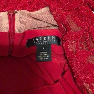 Ralph Lauren Dresses - Red lace Ralph Lauren dress Ralph Lauren Dresses - Red lace Ralph Lauren dress